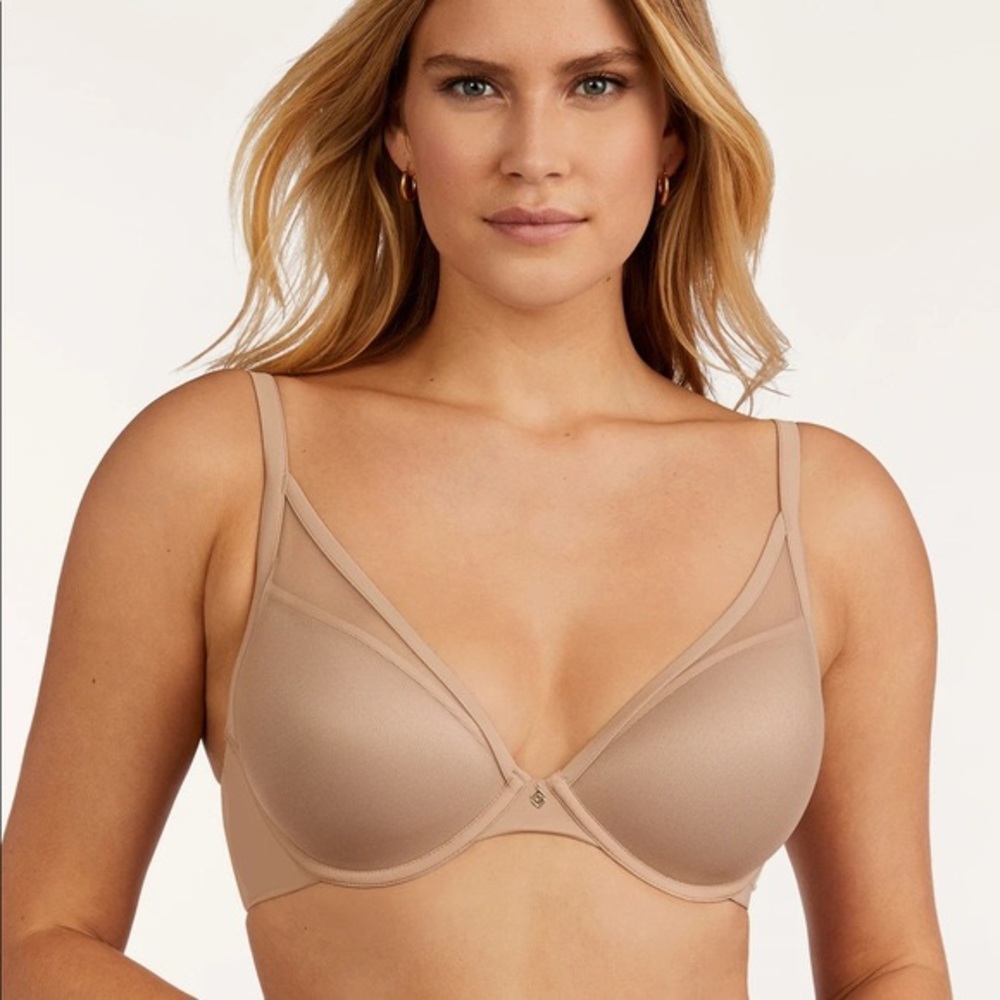 Thirdlove 24/7 Classic Uplift Plunge Bra in Taupe